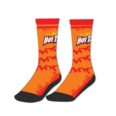 Ankle Length Sublimated Full Color Socks