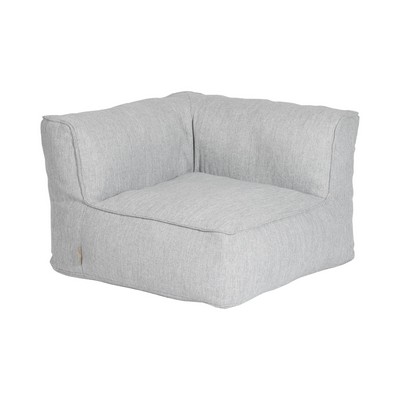 blomus Grow Corner Cloud Gray Sectional Outdoor Patio Seat