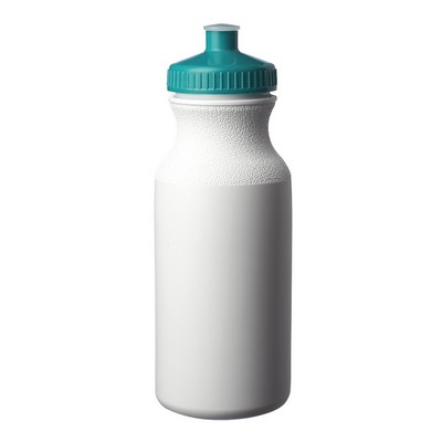 White Water Bottles with Push Cap - 20 oz