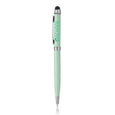 Slim Executive Metal Pen with Stylus