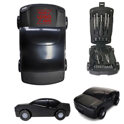 22 in 1 Tool Kit with Car-Shaped Case