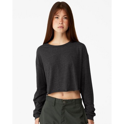 Bella + Canvas FWD Fashion Women's Crop Long Sleeve Tee