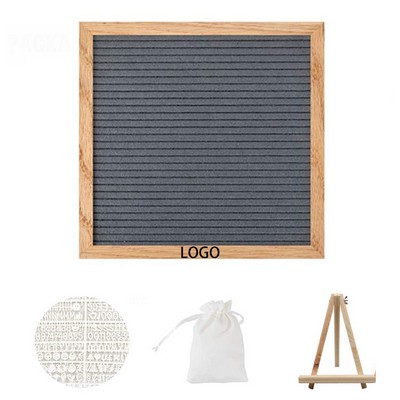 Changeable Felt-Letter Board