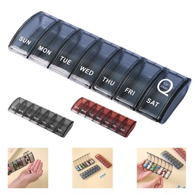 7 Compartments Pill Case