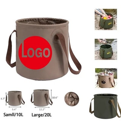 Travel folding bucket