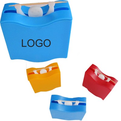 Creative Portable Hand Press Automatic Toothpick Case