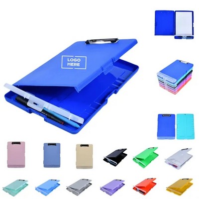 Plastic A4 Form Storage Clipboard with Pen Holder