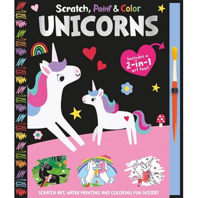 Scratch, Paint & Color Unicorns