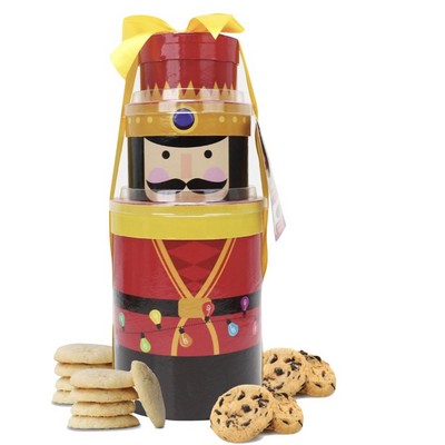 Holiday Nutcracker Cookie and Cocoa Tower