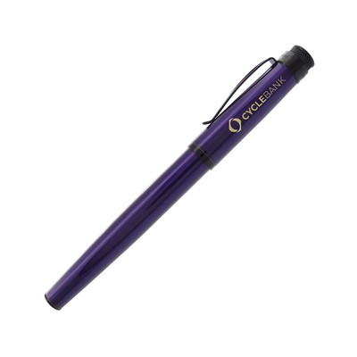 Tornado Fountain Pen - Stealth Midnight Purple 1.1 Nib