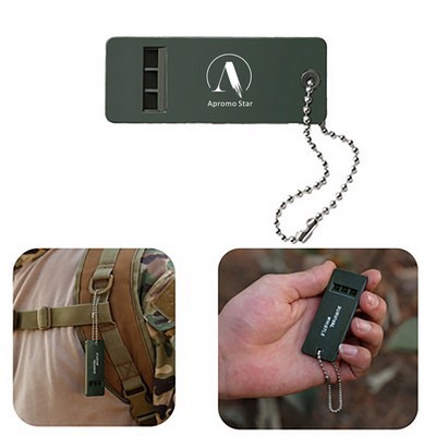 Three Frequency Outdoor Survival Whistle