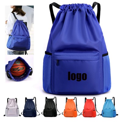 Large Wet & Dry Drawstring Shoulder Backpack (19'' X 7'' X 18'')