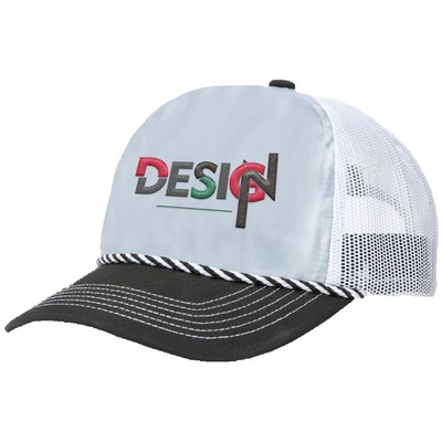 Premium Performance Polyester 5 Panel Foam Trucker Cap - Full Sublimation