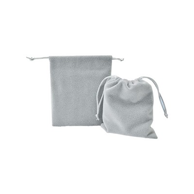 Drawstring Flannel Bag