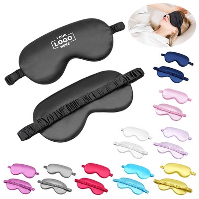 Silk Satin Sleep Mask Reversible Eye Cover