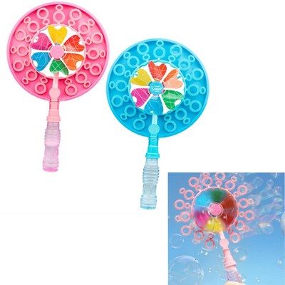 Bubble Wand Pinwheel Toy