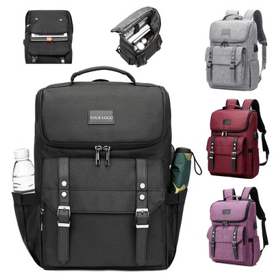 Laptop Travel Backpack With USB Charging Port