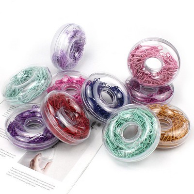 Donut Colored Metal Paper Clips