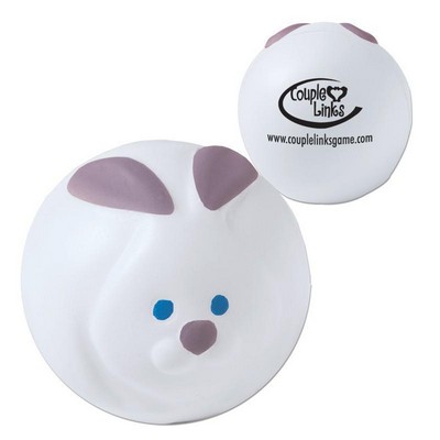 Ball-Shaped Easter Egg Bunny Stress Ball