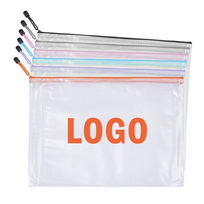 Waterproof A4 Zipper Pouch For Organizing Storage