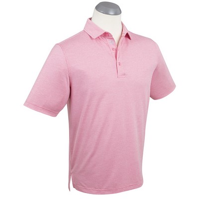 Bobby Jones Performance Gingham Jacquard Print Polo