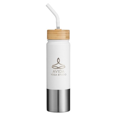 econscious Playa 24oz Stainless Steel Tumbler With Bamboo Lid