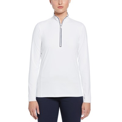 Original Penguin® Ladies Lightweight Veronica 1/4 Zip Pullover