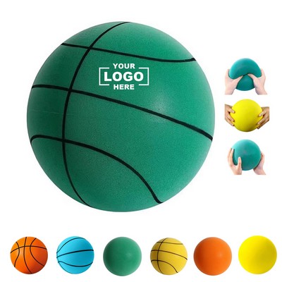 Silent PU Foam Basketball for Kids – Safe and Quiet Indoor Play