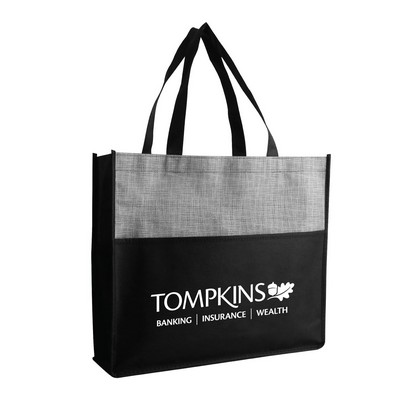 Non Woven Tote Bag - 1 Color (15"x13"x4")