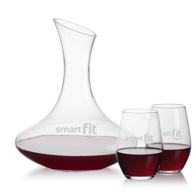 Hampton Carafe & Vale Stemless Wine