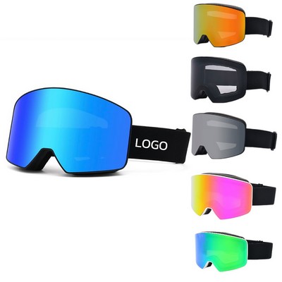 Double-Layer Anti-Fog Ski Goggles