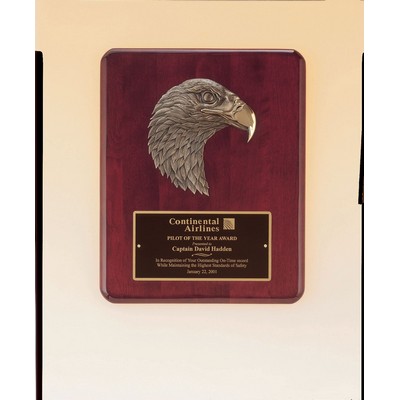 American Eagle Series Rosewood Plaque w/ Detailed Eagle Casting (8"x10 1/2")