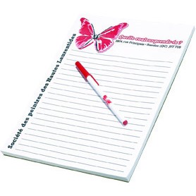 100 Sheet Notepad and Pen Combo - 1 Color (8"x11")