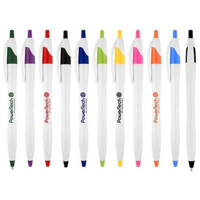 The Columbia Pen - White (Black or Blue ink)