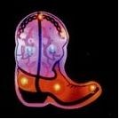 Cowboy Boot Flash Lapel Pin