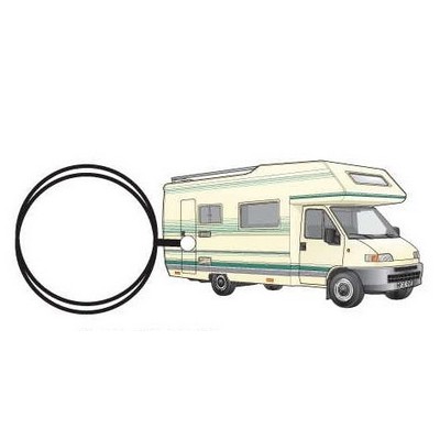 Recreational Vehicle 2 Executive Keychain w/Mirrored Back (3 Square Inch)