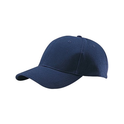 Heavy Brushed Cotton Twill Cap w/ Plastic Snap Closure