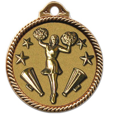 Stock Heritage Line Events Medal Cheerleading