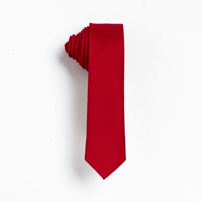 Red Skinny Tie