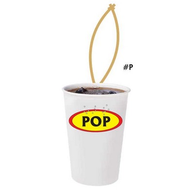 Soda Pop Promotional Ornament w/ Black Back (2 Square Inch)