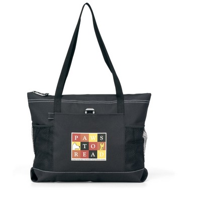 Select Zippered Tote - Black