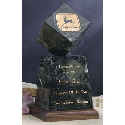 4" Cube Genuine Marble Grand Master Leadership Award