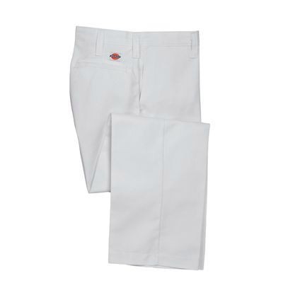 Dickies® Industrial Flat Front Pants (White)