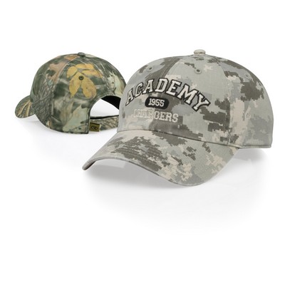 Relaxed Unstructured Twill Camo Adjustable Cap