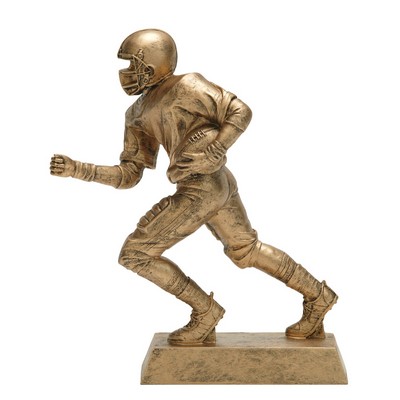 Signature Series Gold Football Runner Figurine - 8 1/4"