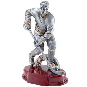 Hockey, Male - Resin Figures - 9-1/4"