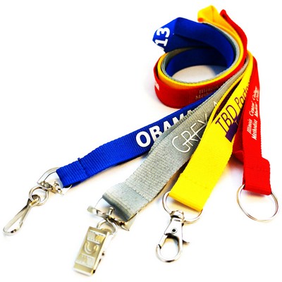 1/2" Custom Polyester Lanyard (12 mm)