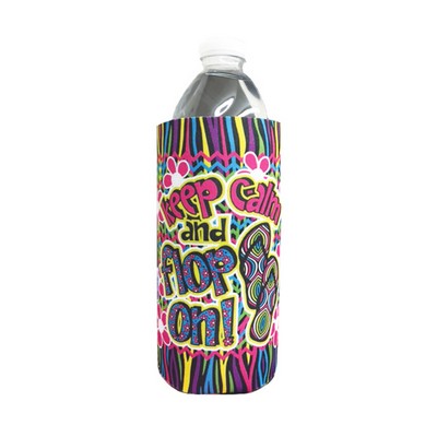 Premium Full Color Dye Sublimation Collapsible Foam Bottle Bag Insulator