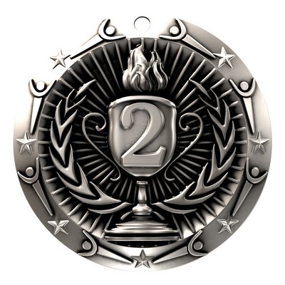 Antique 2nd Place World Class Medallion (3")