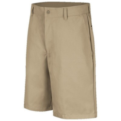 Red Kap™ Men's Plain Front 100% Cotton Short - Khaki Tan